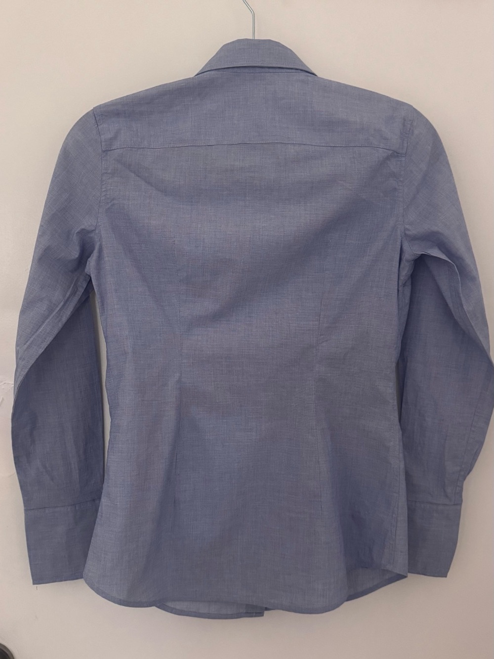 Banana Republic Light Blue Button-Up Shirt Petite 0 - Picture 5 of 10